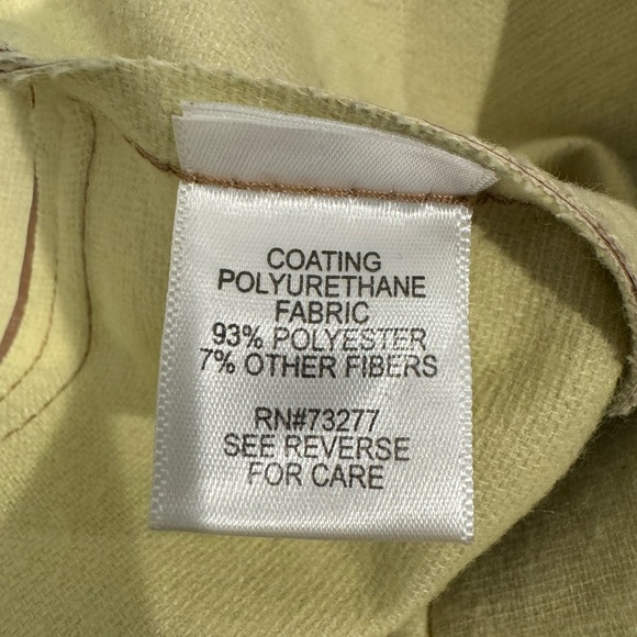 Vylette Tan Faux Leather Jogger Pants Size 11 New With Tags - Picture 15 of 16